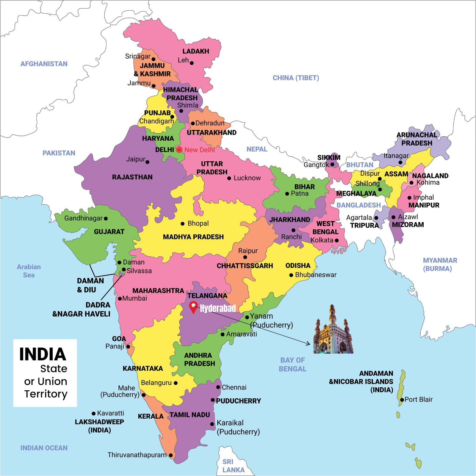 Map of India